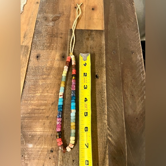 Natural Bead Multi Color Necklace/ Choker - Picture 8 of 9